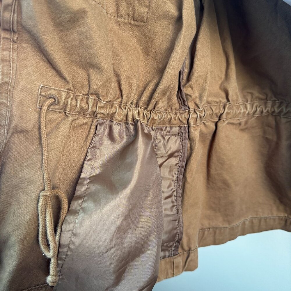 Old Navy Utility Jacket Rugged Scout Utility Barn Field Falconry Full Zip Cinch - Picture 10 of 10
